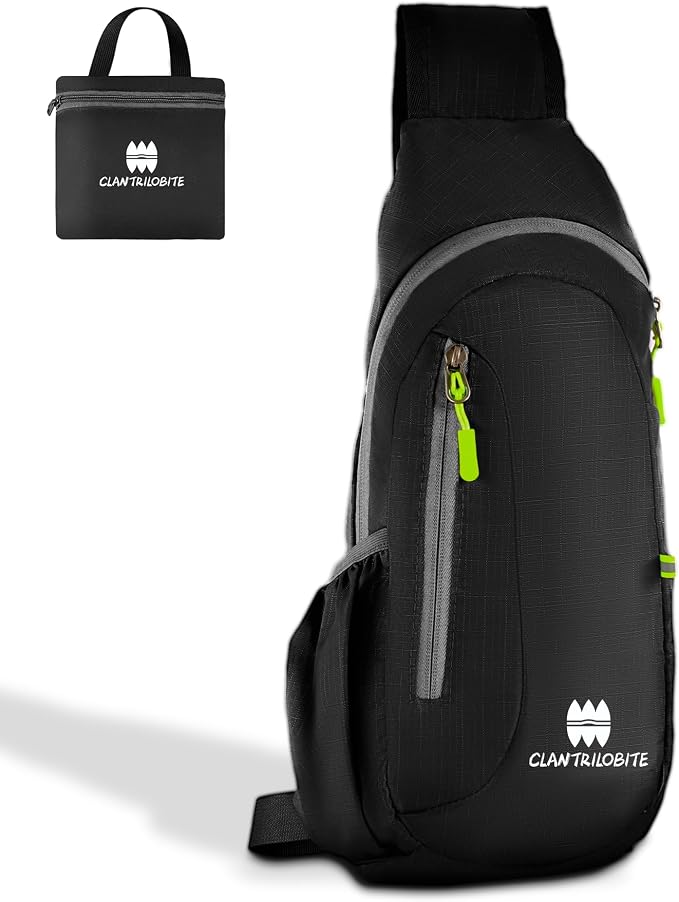 Small Sling Backpack, Lightweight Crossbody Backpack, Foldable Cross Body Bag by Unknown