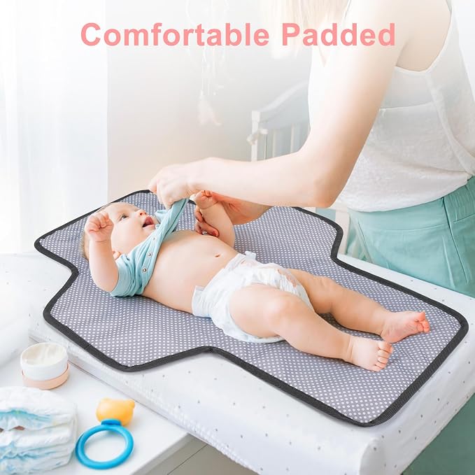 Accmor Portable Diaper Changing Pad, Waterproof Baby Changing Mat, Foldable - Image 3