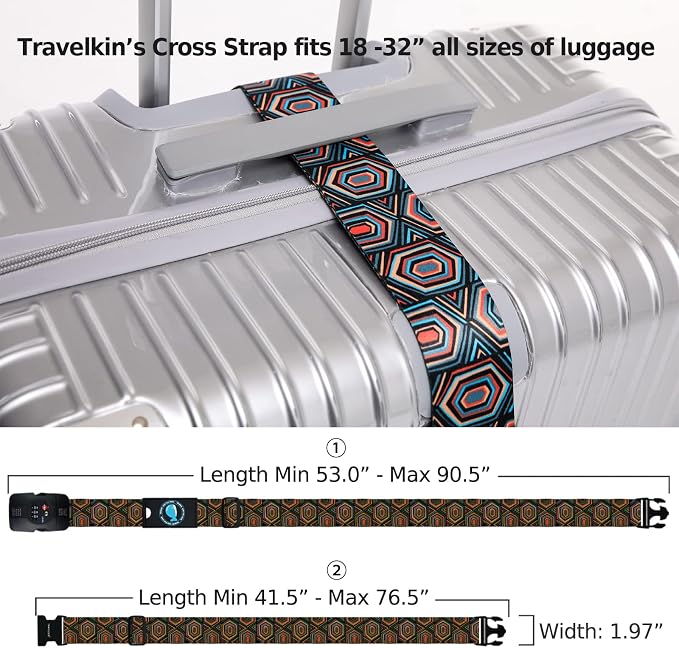 Travelkin Luggage Straps TSA Approved - Image 4
