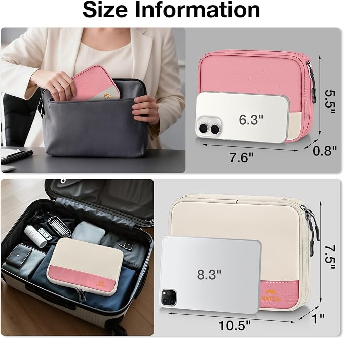 MATEIN Travel Cord Organizer Case 2 Pack - Image 6