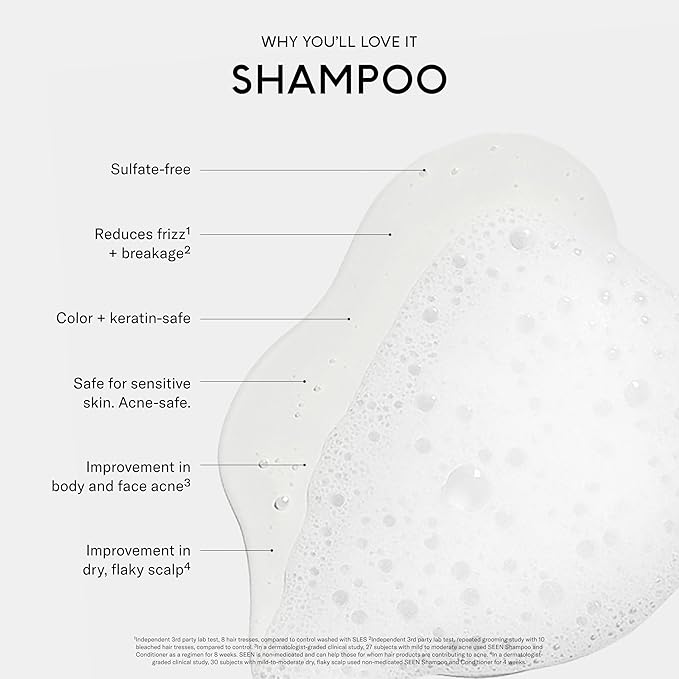 SEEN Shampoo, Fragrance Free - Image 3