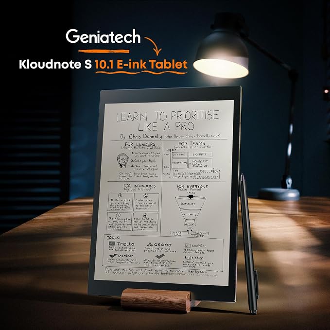 Kloudnote S 10.1" E-Ink Notepad, ePaper Tablet - Image 2