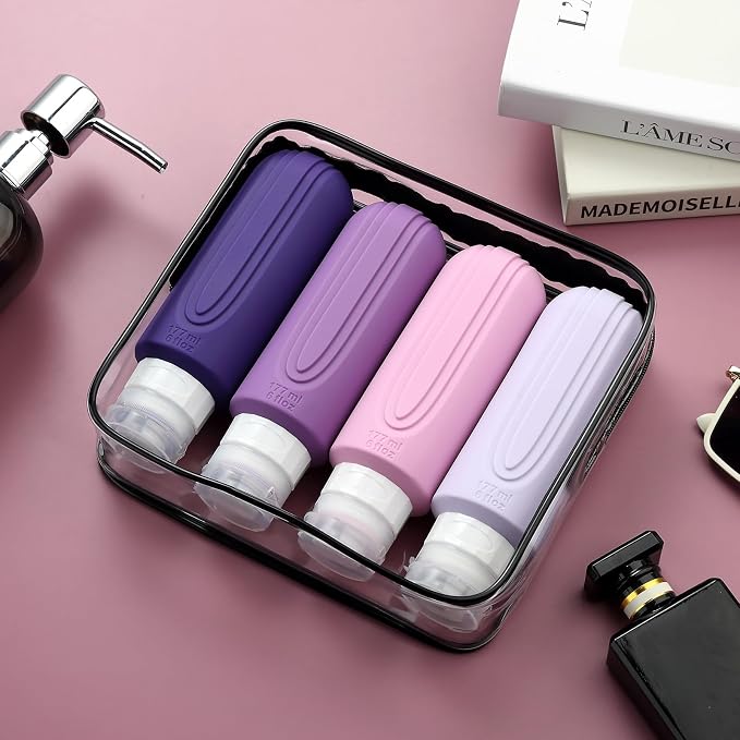 Travel Bottles for Toiletries, Large 6oz Oversize Containers, BPA Free Leak - Image 7