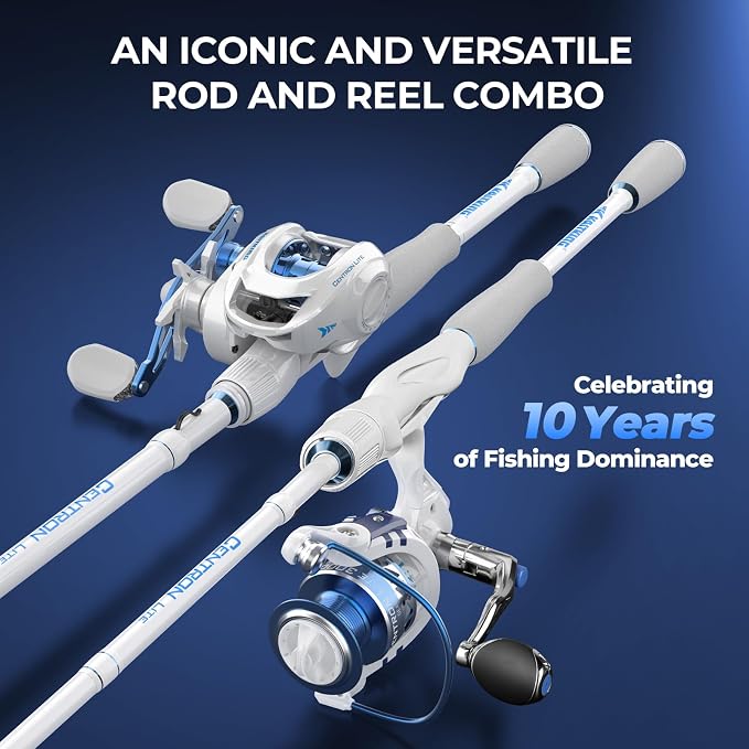 KastKing Centron Lite Fishing Rod and Reel Combo, IM6 Graphite 2Pc Blanks - Image 3
