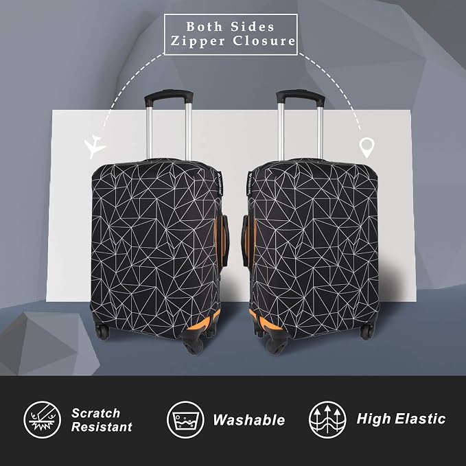 Explore Land Travel Luggage Cover Suitcase Protector Fits 27-30 Inch Case - Image 2