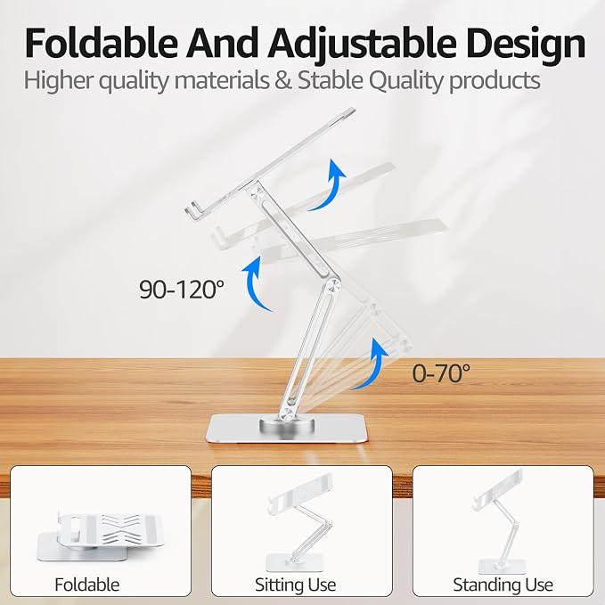 Urmust Height Adjustable Laptop Stand - Image 4