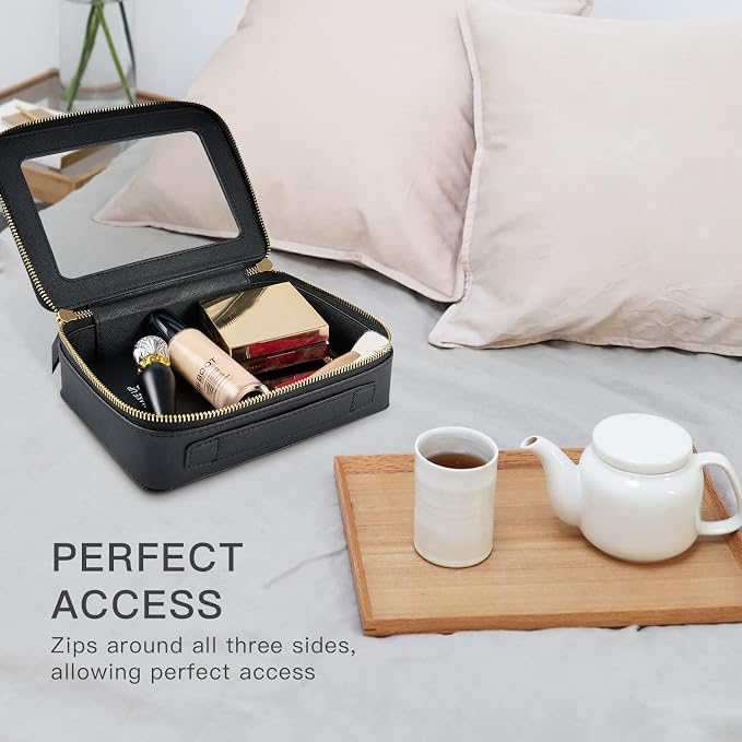Aveniee Clear Makeup Bag Set, Portable Travel Toiletry Bag Cosmetic Case - Image 5