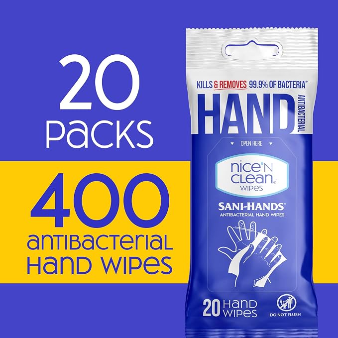 Nice 'N Clean Sensitive Skin Wet Hand Wipes Infused - Image 3