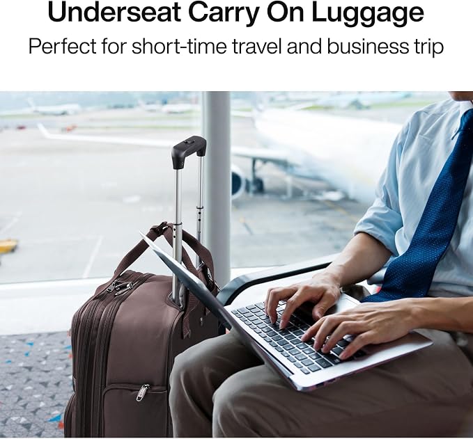 Hanke Softside Underseat Carry On Luggage - Image 8