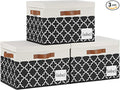 Large Storage Bins with Lids, Foldable Fabric Storage Baskets with Lids by PFFVRP