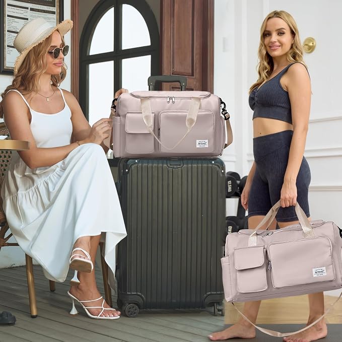 NPBAG Women Travel Duffel, Gym Workout Overnight Bag, Mommy Hospital Bag - Image 7