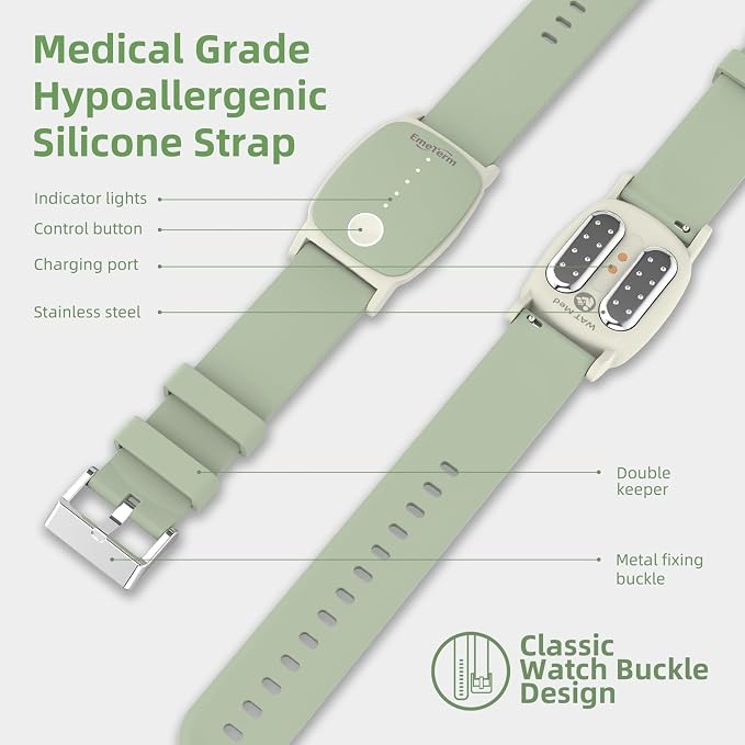 EmeTerm Explore FDA-Cleared Anti-Nausea Wristband IP67 Waterproof Morning - Image 6