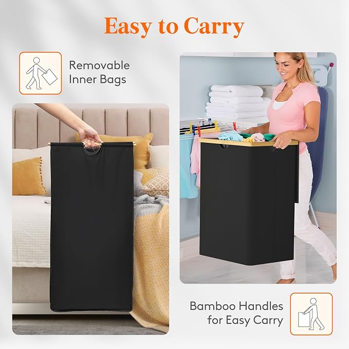 Lifewit 160L Double Laundry Hamper - Image 5