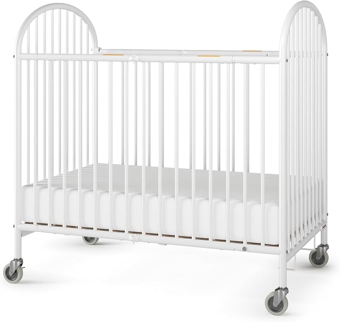 Foundations Pinnacle Folding Metal Baby Crib by FoundationsChildrensProducts