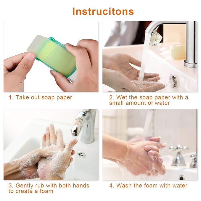 HongyiTime 2 Boxs Hand Washing Soap Sheets - Image 2