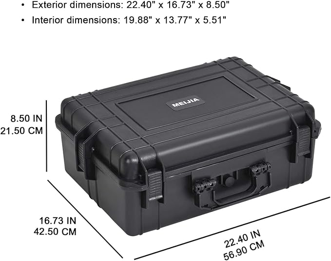 MEIJIA Portable Waterproof Protective Hard Case, Camera Case - Image 4