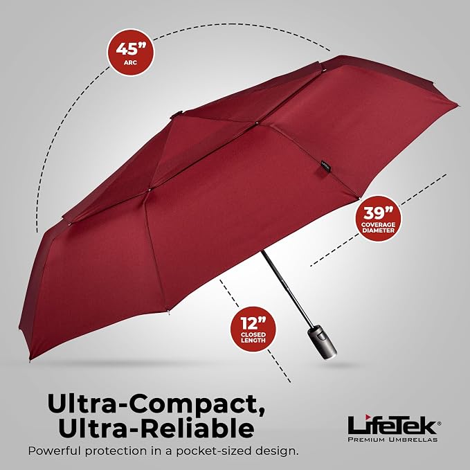 LifeTek Premium Travel Umbrella - Image 5
