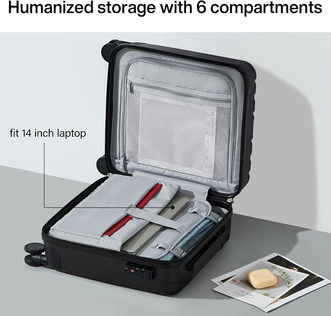Hanke 16 Inch Underseat Carry on Suitcases - Image 7