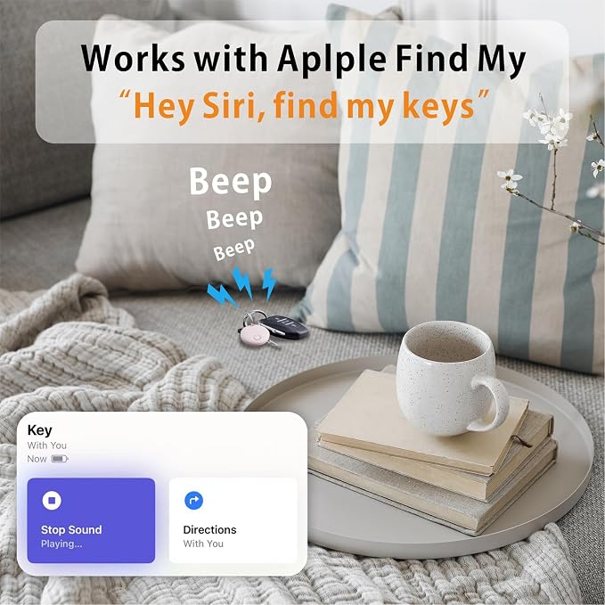 Air Tracker 2 Pack, Smart Bluetooth Tracker Works - Image 2