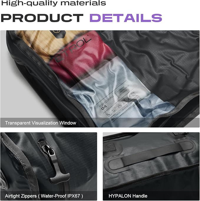 TPU Vacuum Bag for Travel, 70D Nylon Reusable Compression Bag - Image 6