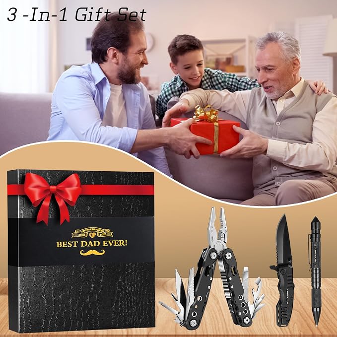 Multitool Gifts for Father, Dad Gift Set - Image 9