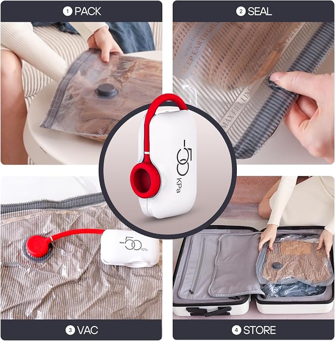 VMstr 18 Pack Travel Vacuum Storage Bags - Image 7