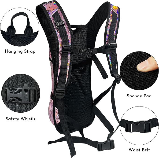 Reflective Hydration Backpack, Hydration Pack - Image 3