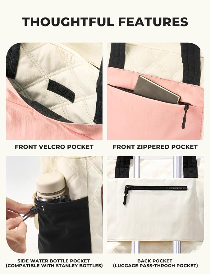 Tote Bag for Women, Lightweight Puffer bag - Image 4