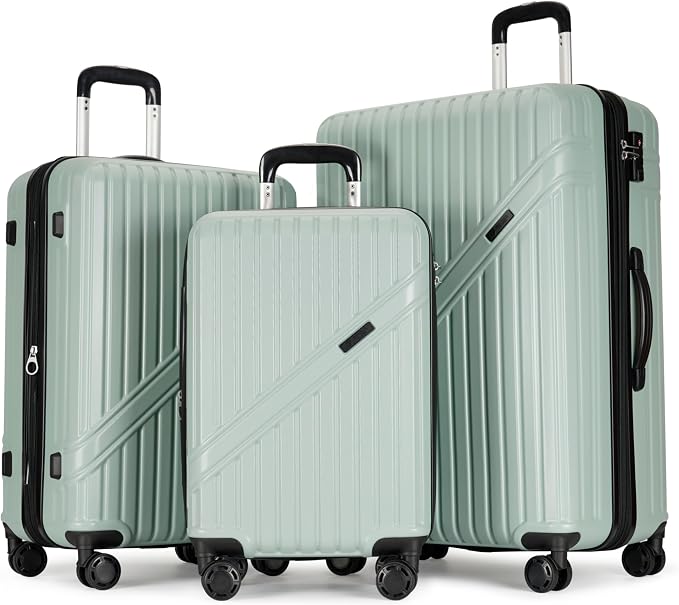 GinzaTravel Luggage Sets 3-Piece Expandable Suitcases by PRIMICIAAuthorizedProducts