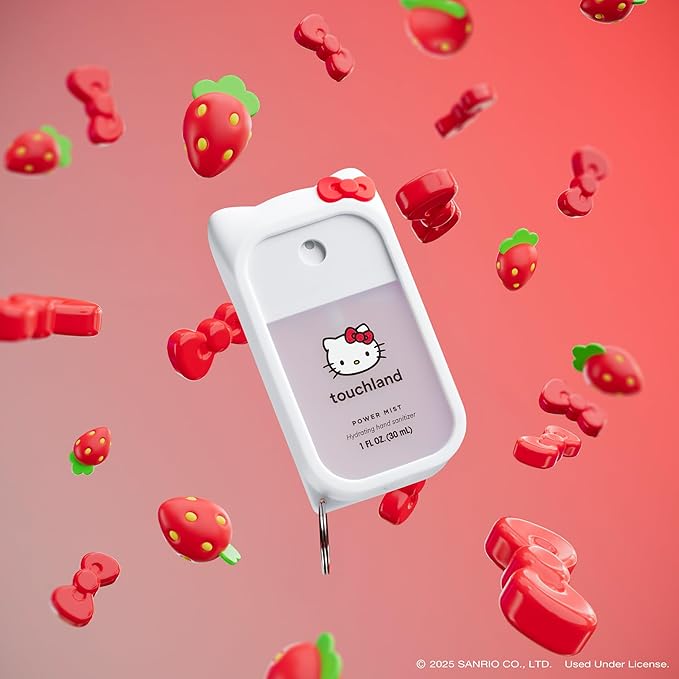 Touchland x Hello Kitty® Hand Sanitizer + Mist Case, Scented & Stylish - Image 2