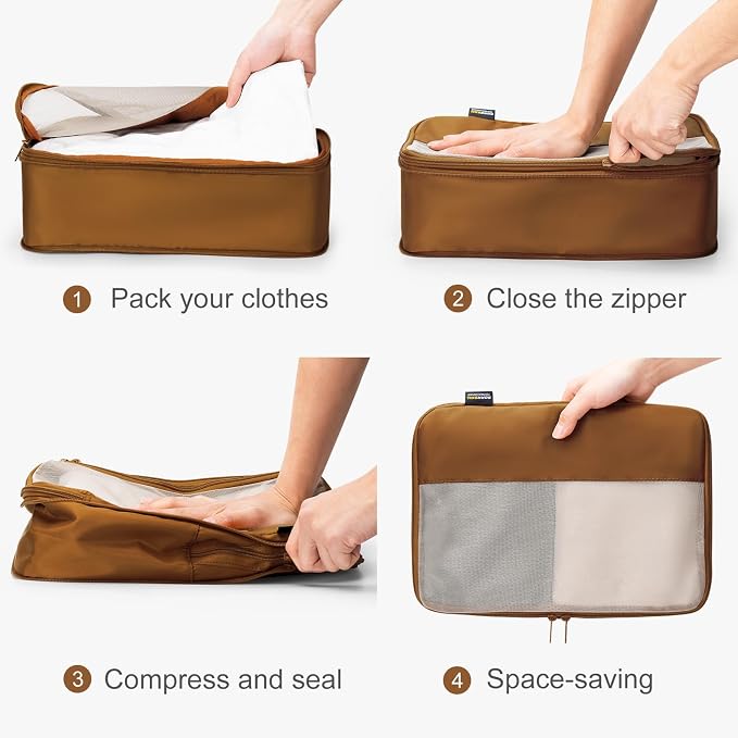 4 Set Compression Packing Cubes - Image 3