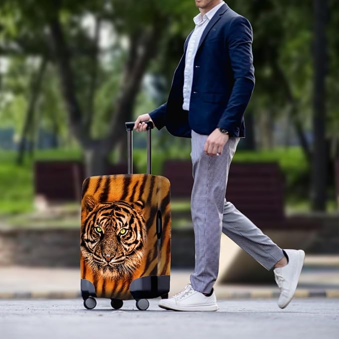 Tiger Travel Luggage Covers 18-21 Inch Spandex Suitcase Protectors - Image 3