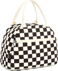 FlowFly Lunch Bag for Women Insulated Lunch Box Corduroy Lunch Tote Cooler for by FlowFly
