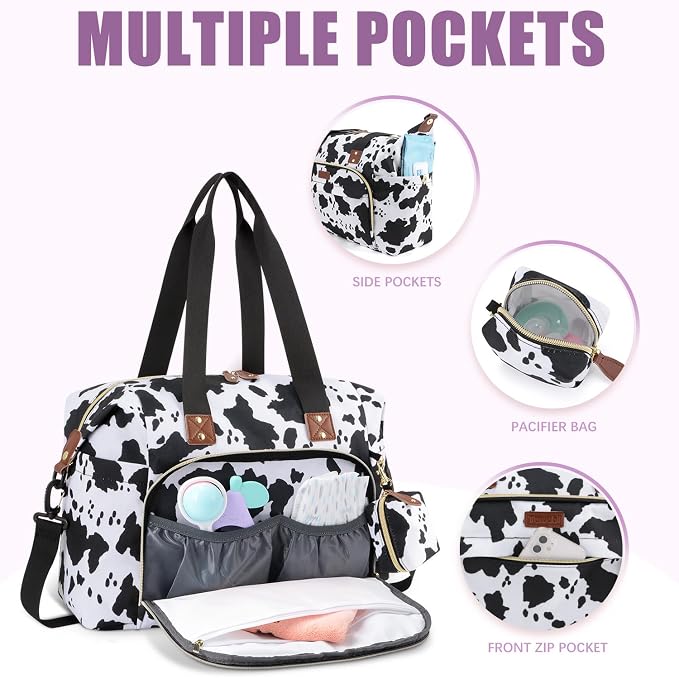 Tuwubi Diaper Bag Tote, Baby Diaper Bag - Image 2