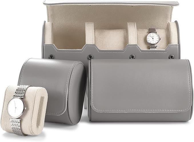 Oirlv Luxury Leather Watch Organizer Case Watch Box - Image 4