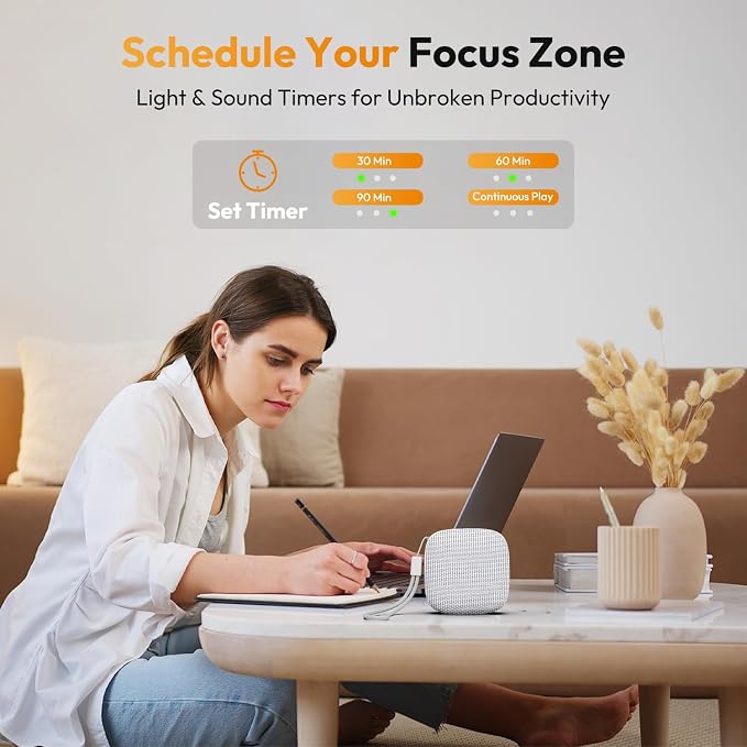 Portable Sound Machine for Travel, Mini Noise Machine - Image 8
