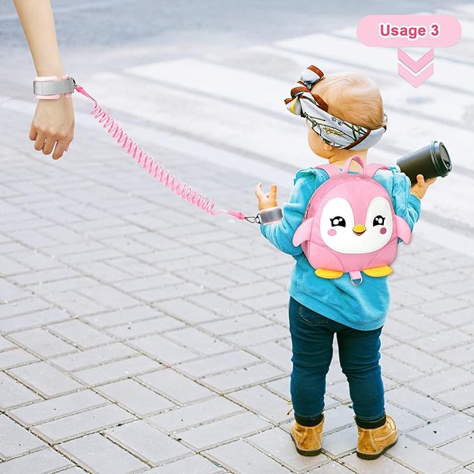 Accmor Toddler Harness Backpack Leash, Cute Penguin Kid Backpacks - Image 7