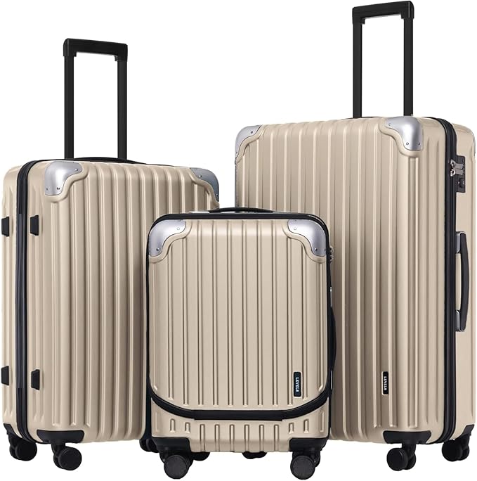 LEVEL8 Grace Luggage Sets Hardshell Suitcase by LEVEL8