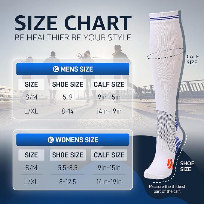 Kickticks 4 Pairs Compression Socks - Image 7