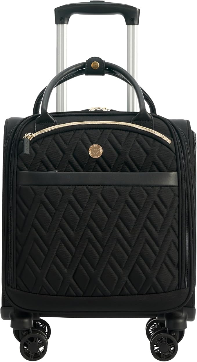 Verage 18x14x8in Spinner Underseat Carry-On Luggage -Airplane Personal Item Bag by VERAGE