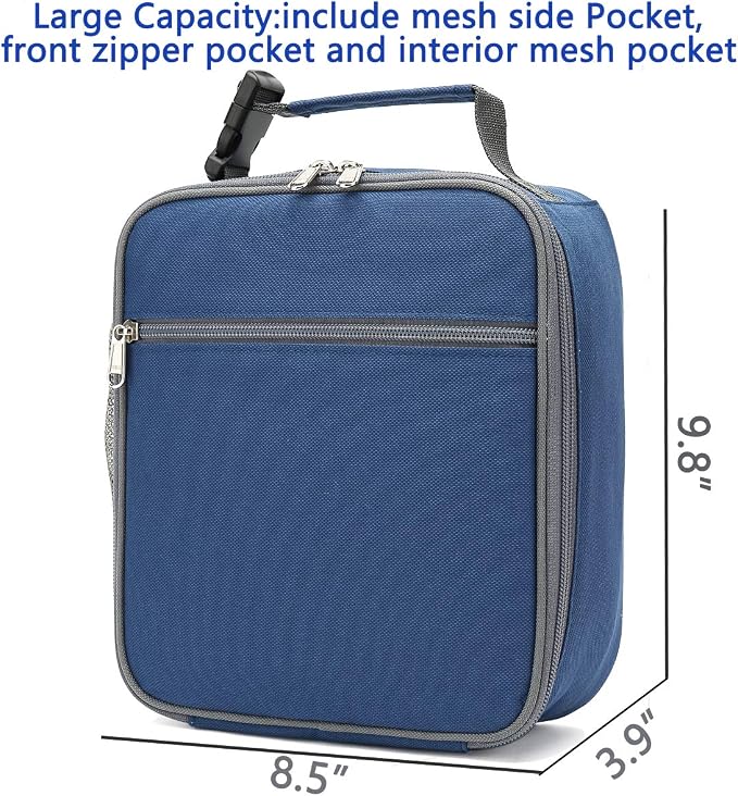FlowFly Kids Lunch box Insulated Soft Bag Mini Cooler Back to School Thermal - Image 4