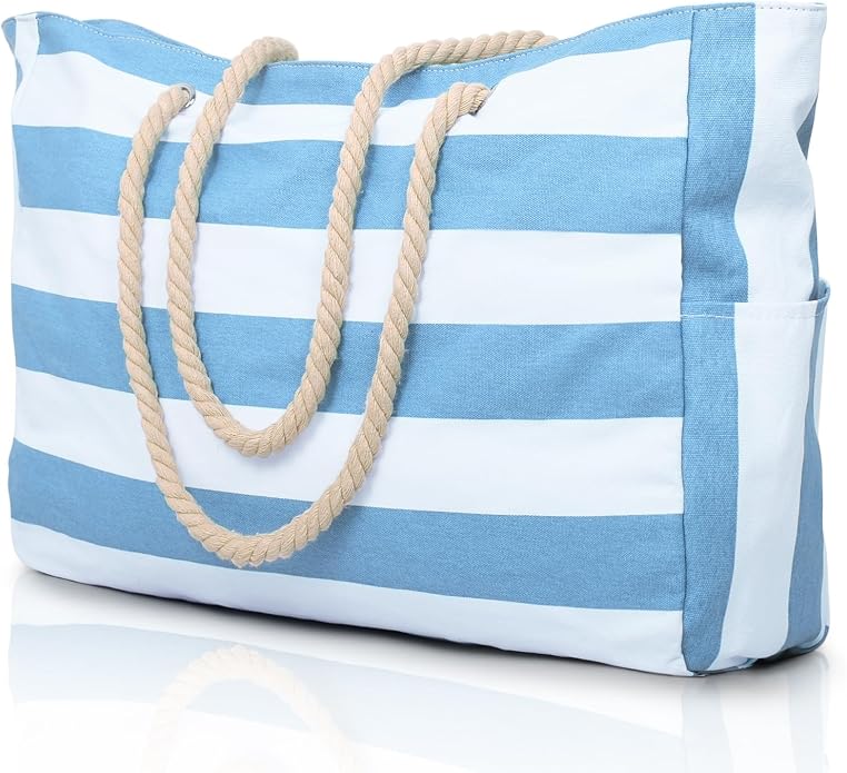 Becokan Beach Bag Large Beach Tote Bag by BecokanBeachBagSpecialist