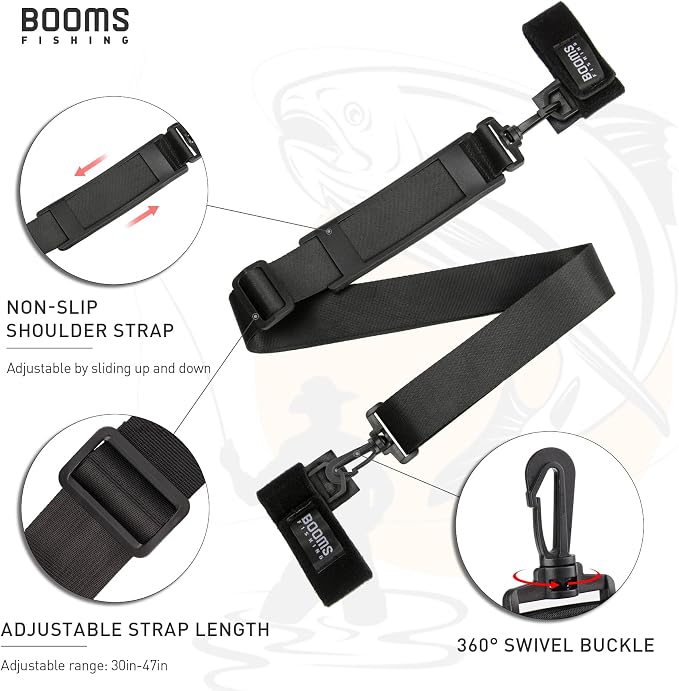 Booms Fishing RS4 Rod Carrier Strap Sling Shoulder Belt - Image 3