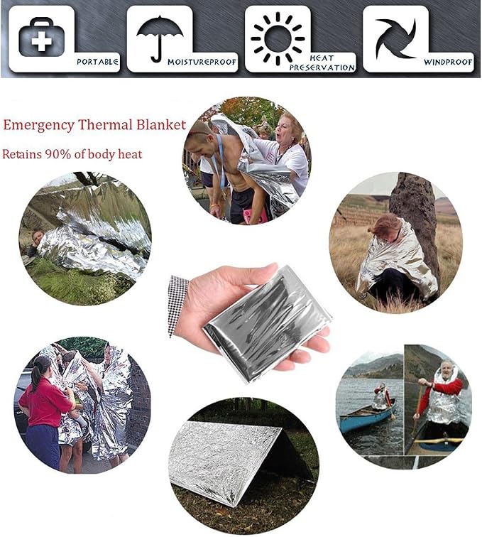 XUANLAN Emergency Survival Kit 13 in 1, Outdoor Survival Gear Tool - Image 4