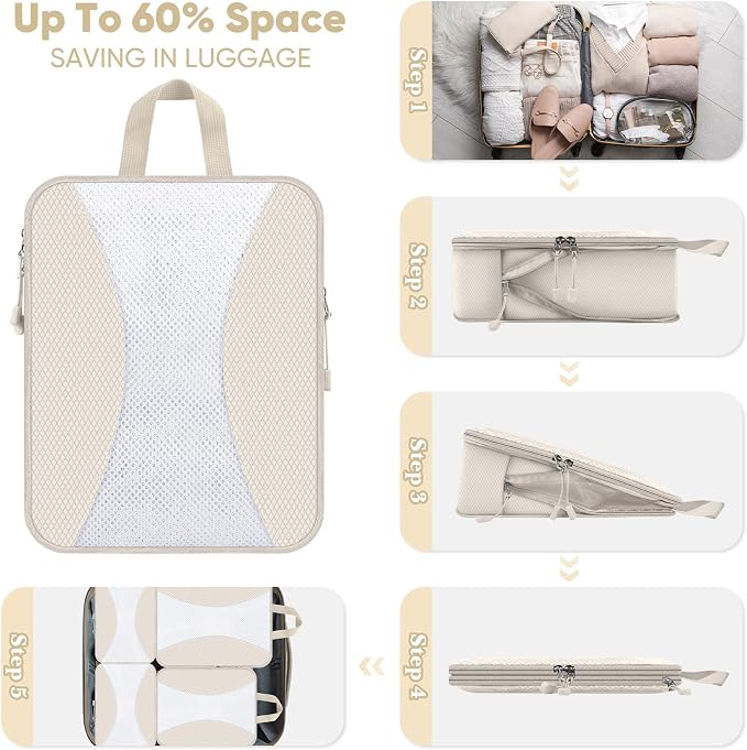 8 Set Compression Packing Cubes - Image 2