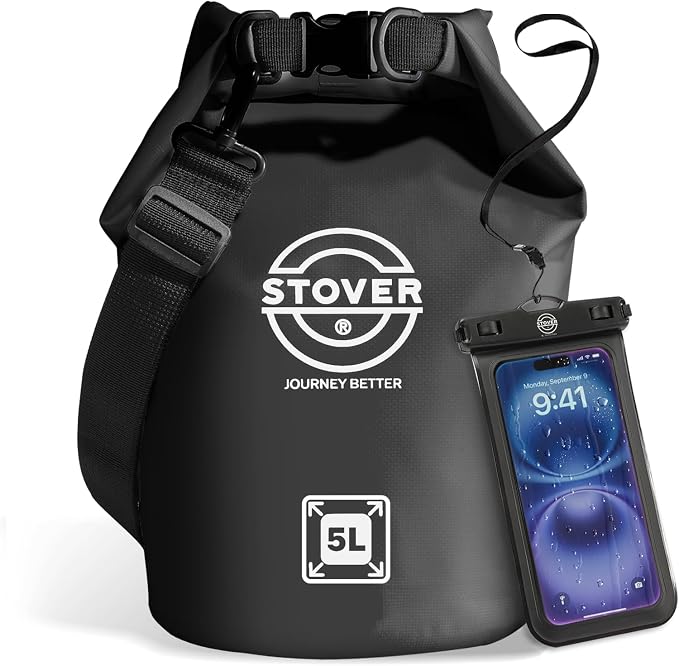 STOVER 5/10/25/30/40/55L Waterproof Backpack- Floating Dry Bag by STOVER