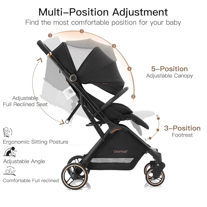 Gravity Folding Baby Stroller - Image 7