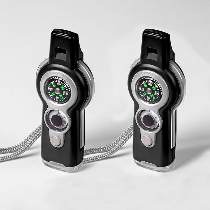 Emergency Survival Function Whistle, Outdoor Multifunctional Tool Safety Whistle - Image 4