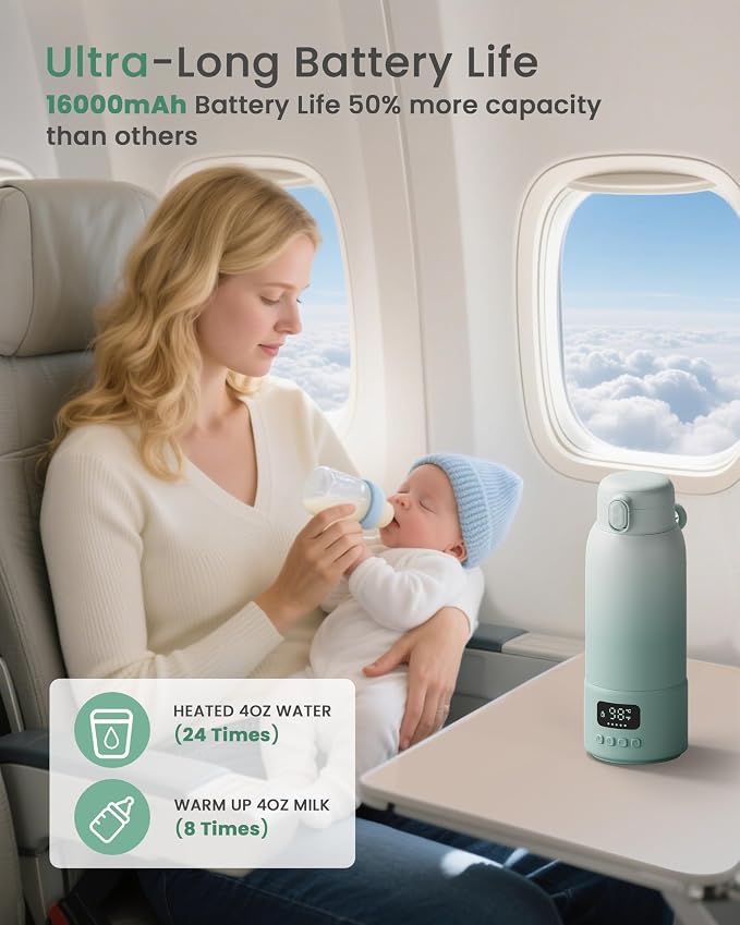 Extended Battery Life Portable Bottle Warmer - Image 6