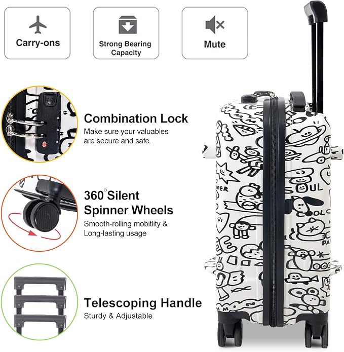 Apelila DIY Coloring Ride On Suitcase - Image 4